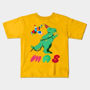 T-Rex Christmas Kids T-Shirt